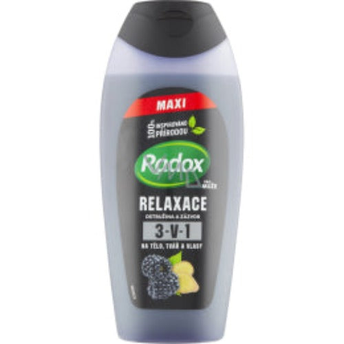 RADOX 3IN1  BLUE BERRY & GINGER Shower Gel 400ML