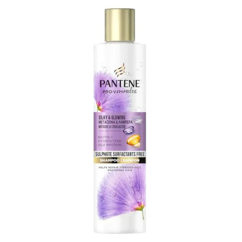 Pantene Miracles Shampoo 225ml Silky & Glowing