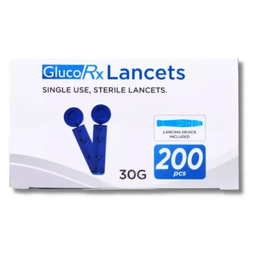 GLUCORX LANCETS 200