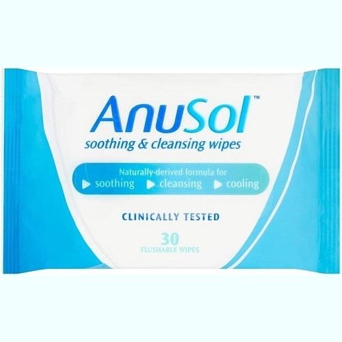 Anusol Soothing & Cleansing Wipes 30 Flushable Wipes