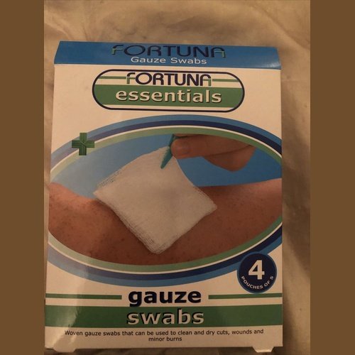 FORTUNA GAUZE SWABS 4 POUCHE