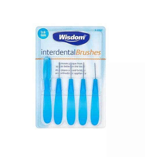 WISDOM INTERDENTAL BRUSHES 0.6mm -5 BRUSHES