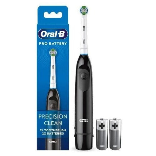 Oral B-Pro Precision Clean Battery Black T/Brush