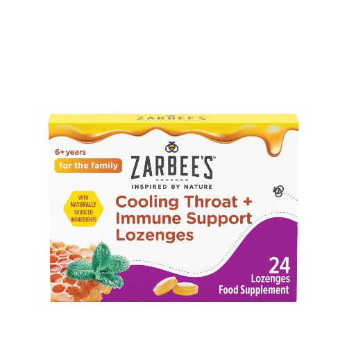 Zarbee’s Cooling Throat + Immune Support 24 Lozenges