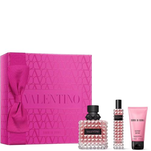 Valentino Donna Born In Roma 100ml EDP Spray + 15ml EDP + 50ml B/Lotion Gift set 2024