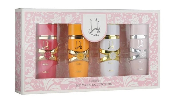 Lattafa Yara Collection 4 x 25ml Eau De Parfum Gift Set For Her