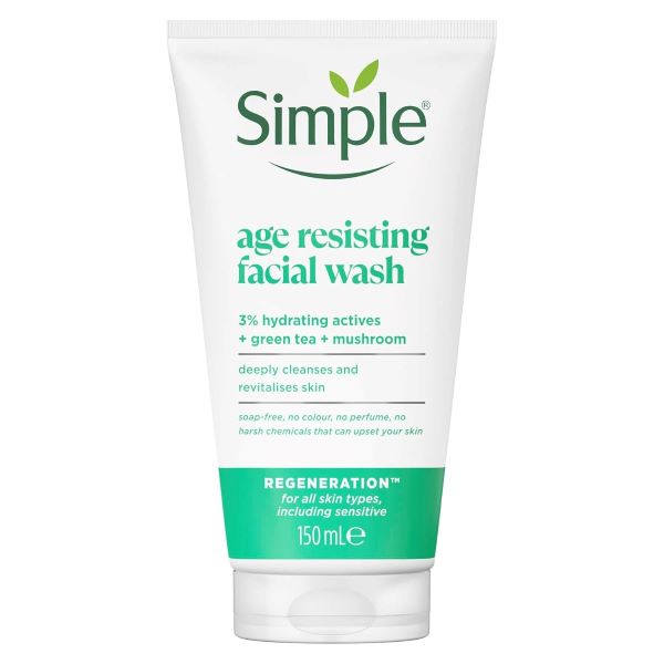 Simple  Age Resisting Facial wash 150ml