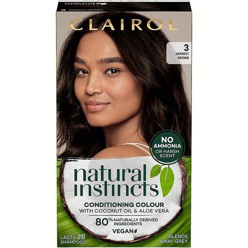 Clairol Natural Inst Darkest Brown 3