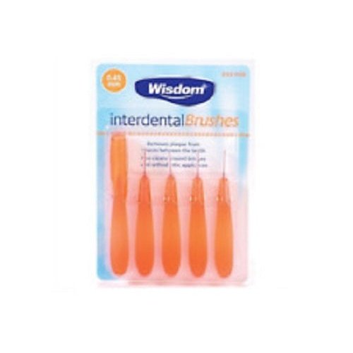 WISDOM INTERDENTAL BRUSH ORANGE