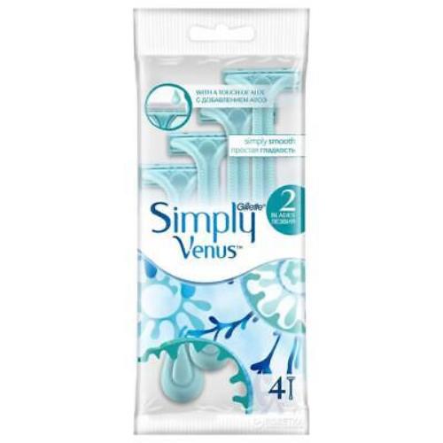 GILLETTE SIMPLY VENUS DISPOSABLE 4 RAZORS