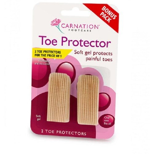 Carnation Toe Protector - 2 Soft Gel Protector