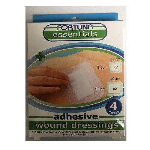 Adhesive Wound Dressings 4 Pieces