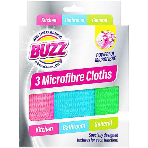 Buzz 3 Microfibre Cloths