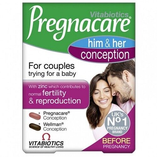 VITABIOTICS PREGNACARE HIM & HER CONCEPTION - 60 TABLETS