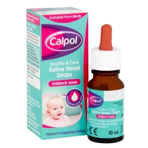 Calpol 10ml Saline Nasal Drops