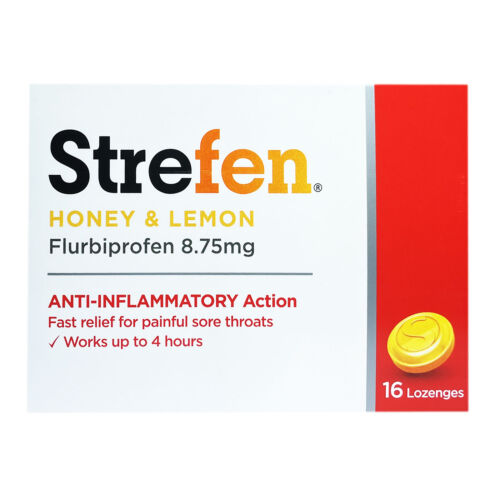 STREFEN HONEY & LEMON SORE THROAT 16 LOZ