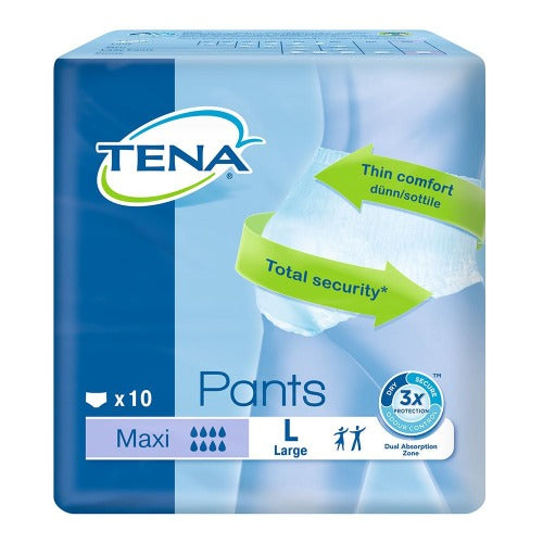 TENA PANTS MAXI LARGE 10