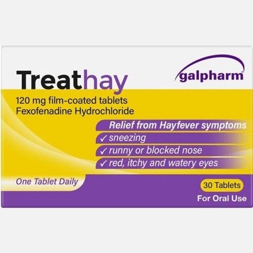 TREATHAY FEXOFENADINE 120MG 10 TABS