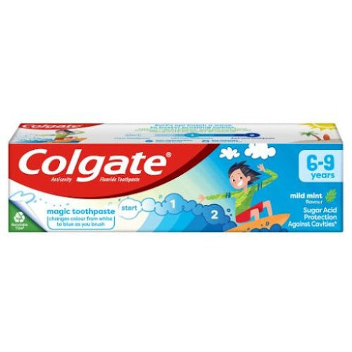 Colgate 75ml Kids Toothpaste Mild Mint 6-9 Years