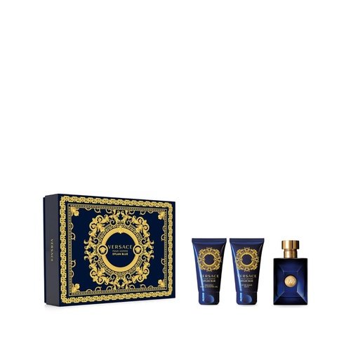 Versace Dylan Blue Pour Homme 50ml EDT Spray + 50ml Bath & Shower Gel + 50ml A/S Balm Gift Set 2023