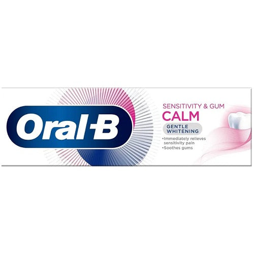 ORAL-B SENSITIVITY & GUM CALM GENTLE WHITENING TOOTHPASTE 75ML