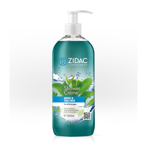 ZIDAC SHOWER CREME MINT & TEA TREE 500ML