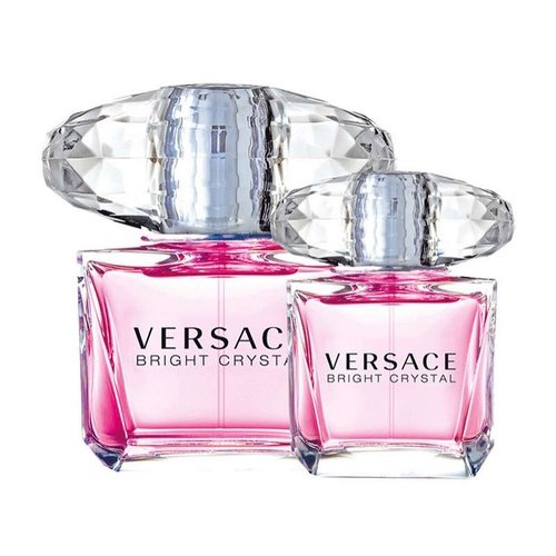 Versace Bright Crystal 90ml Eau De Toilette Spray + 30ml Eau De Toilette Spray Gift Set