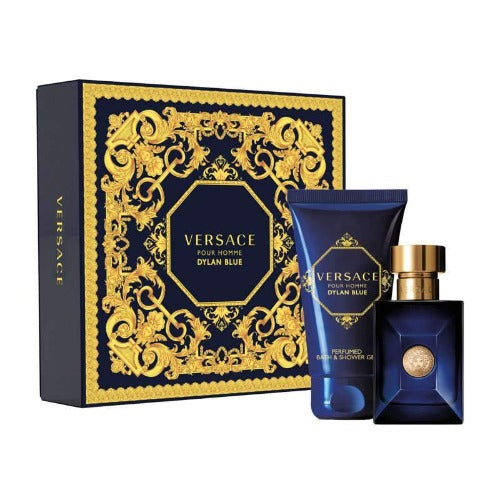 Versace Dylan Blue 30ml Eau De Toilette Spray + 50ml Bath & Shower Gel Gift Set