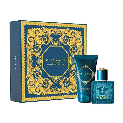 Versace Eros 30ml Eau De Toilette Spray + 50ml Shower gel Gift Set