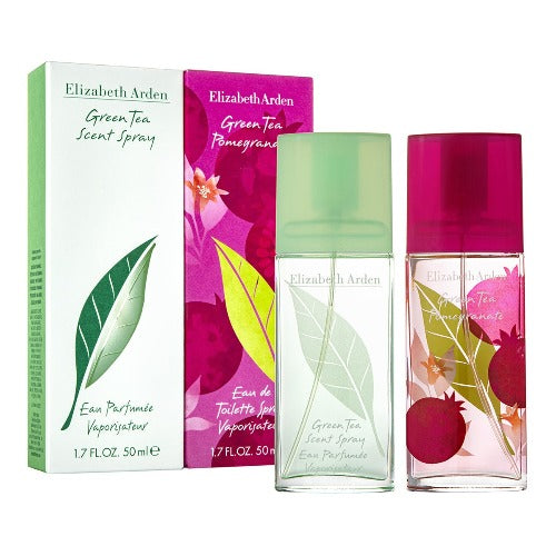 Elizabeth Arden Green Tea 50ml Eau Parfumee Spray + Green Tea Pomegranate 50ml EDT Spray Duo Pack