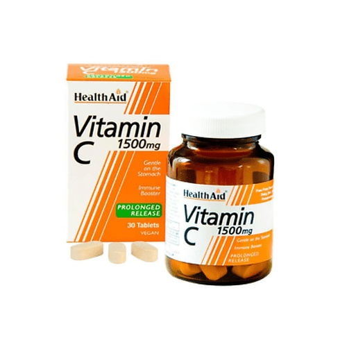 Health Aid Vitamin C 1500mg Prolonged Release Vegan 30 Tablets