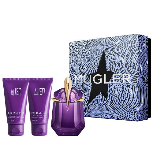 Thierry Mugler Alien 30ml EDP Spray + 50ml Body Lotion + 50ml Shower Milk Gift Set