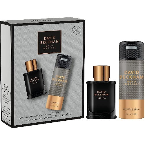 David Beckham Bold Instinct 50ml Eau De Toilette Spray + 150ml Deodorant Gift Set
