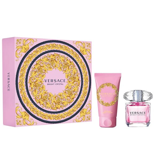 Versace Bright Crystal 30ml Eau De Toilette Spray + 50ml Body Lotion Gift Set 2022