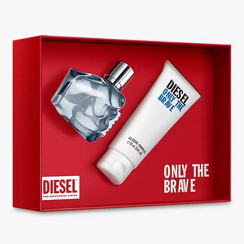 Diesel Only The Brave 50ml Eau De Toilette + 75ml Shower Gel Gift Set