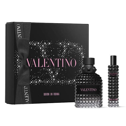 Valentino Uomo Born In Roma 50ml EDT Spray + 15ml EDT Spray Gift Set 2023