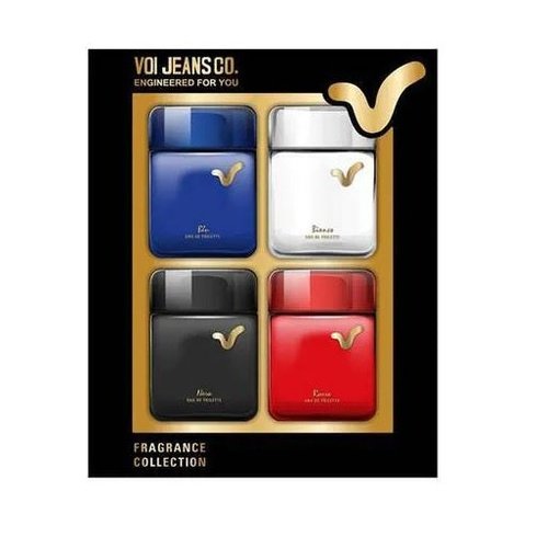 Voi Jeans Pour Homme 4 x 30ml Eau De Toilette Gift Set