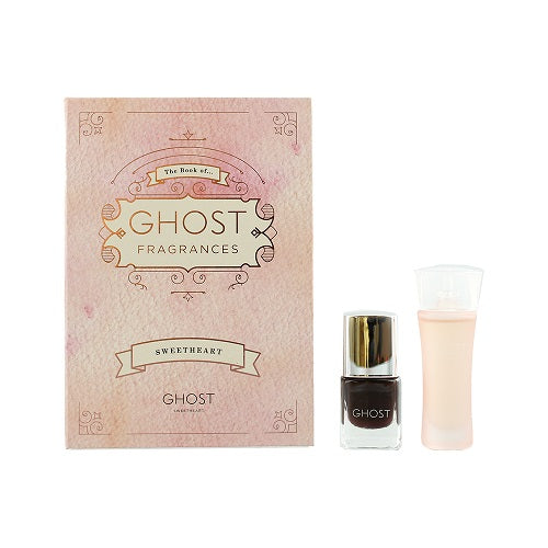 Ghost Sweetheart 5ml Edt Splash + 5ml Deep Plum Nail Polish Gift Set