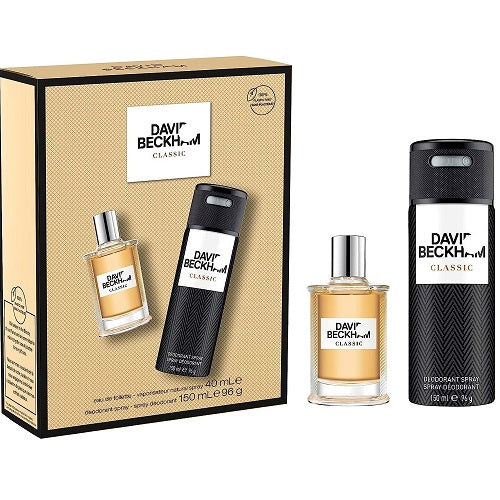 David Beckham Classic 40ml EDT + 150ml Deodorant Spray Gift Set