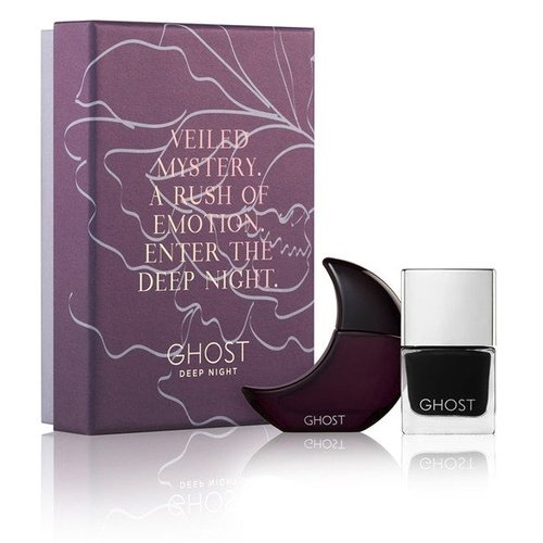 Ghost Deep Night 10ml Eau De Toilette Splash + 10ml Ghost Matt Black Nail Polish Gift Set