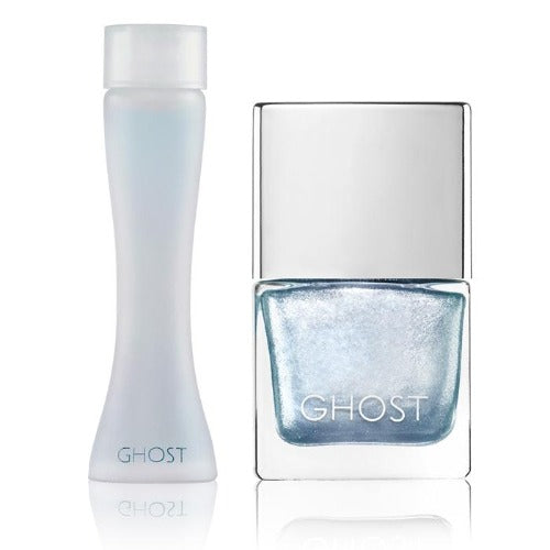 Ghost The Fragrance 5ml Edt Splash +10ml Ghost Metallic Blue Nail Polish Gift Set