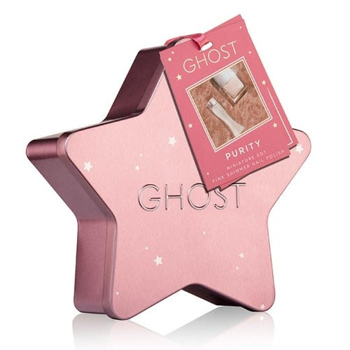 Ghost Purity 5ml Eau De Toilette Splash + 10ml Pink Shimmer Nail Polish Star Gift Set