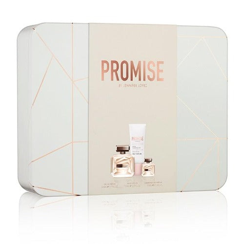 Jennifer Lopez Promise 50ml Eau De Parfum Spray +75ml Body Lotion+10ml Eau De Parfum Splash Gift Set 2021