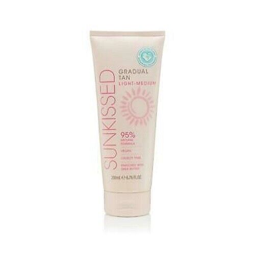 Sunkissed Gradual Tan Emulsion Light/medium 200ml Brand New