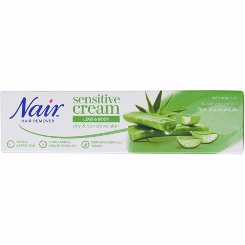 Nair Sensitive Cream Hair Removal With Argan Oil & Aloe Vera Extract - 100ml