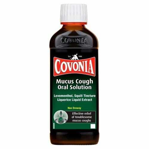 Covonia Herbal Mucus Cough Syrup 150ml Non Drowsy