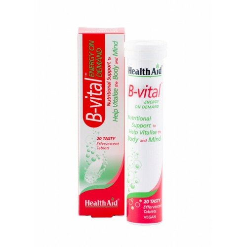 Health Aid B-vital Energy On Demand 20 Tasty Effervescent Tablets