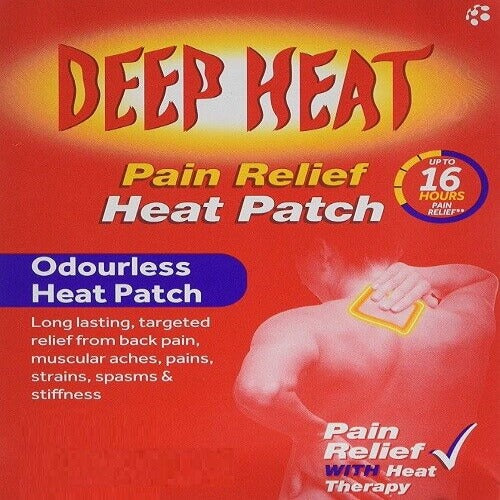 Deep Heat Pain Relief Odourless Heat Patch - 2 Patch