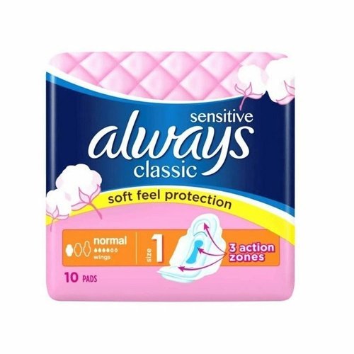 Always Classic Sensitive Normal 10pads