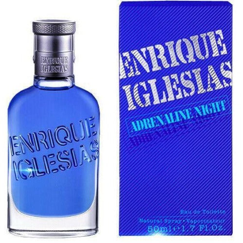 ENRIQUE IGLESIAS ADRENALINE NIGHT 50ML EAU DE TOILETTE SPRAY BRAND NEW & SEALED - LuxePerfumes